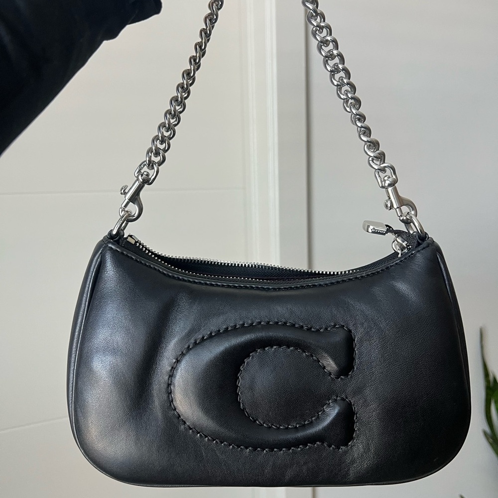 Coach Quilted Teri Shoulder Bag with Chain & Crossbody Strap